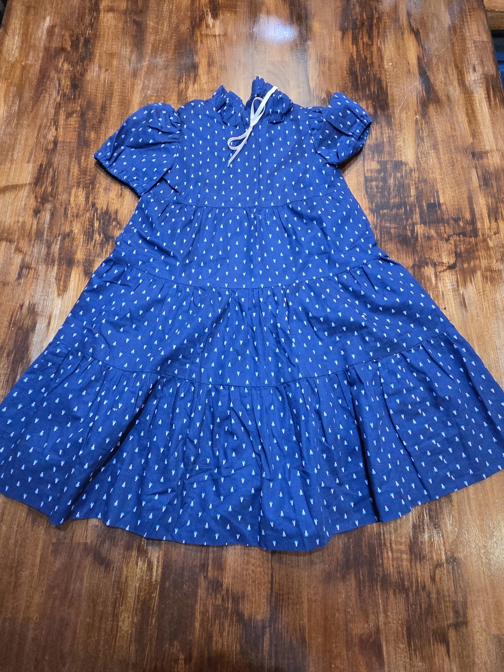 Vintage Homemade Cottegecore Whimsy Short Sleeve Dress 12-18 Months